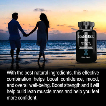 Hammer of Thor Immunty Capsule Herbal Supplement 100% Pure Natural Herbs Extract Only for Men 60 Capsule